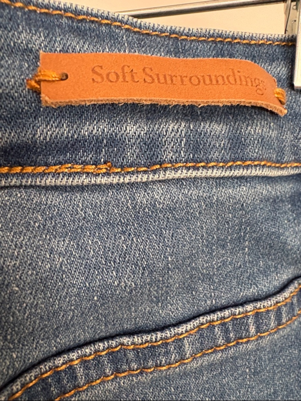 Soft Surroundings Ultimate Denim Skinny Ankle Jeans, Size 16 - Picture 7 of 10